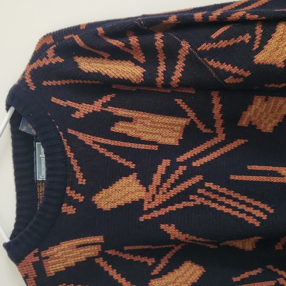 Abstract Eclectic Grandpa Sweater - Picture 2 of 3